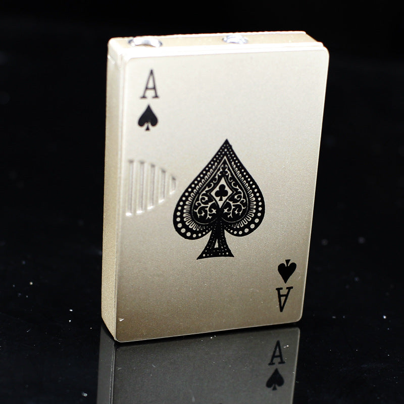 Playing Cards Electronic Windproof Lighter