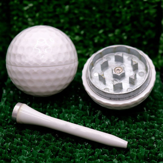 Golf Shaped Pipe and Herb Grinding Tool Set