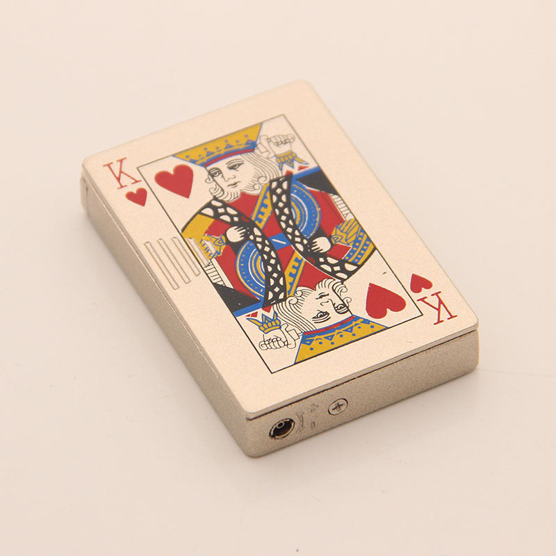 Playing Cards Electronic Windproof Lighter