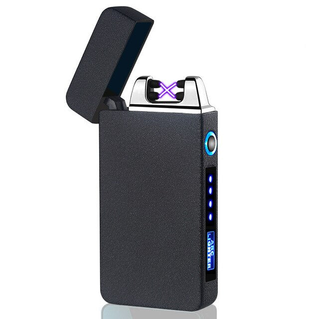 Windproof Dual Arc Plasma Rechargeable USB Lighter