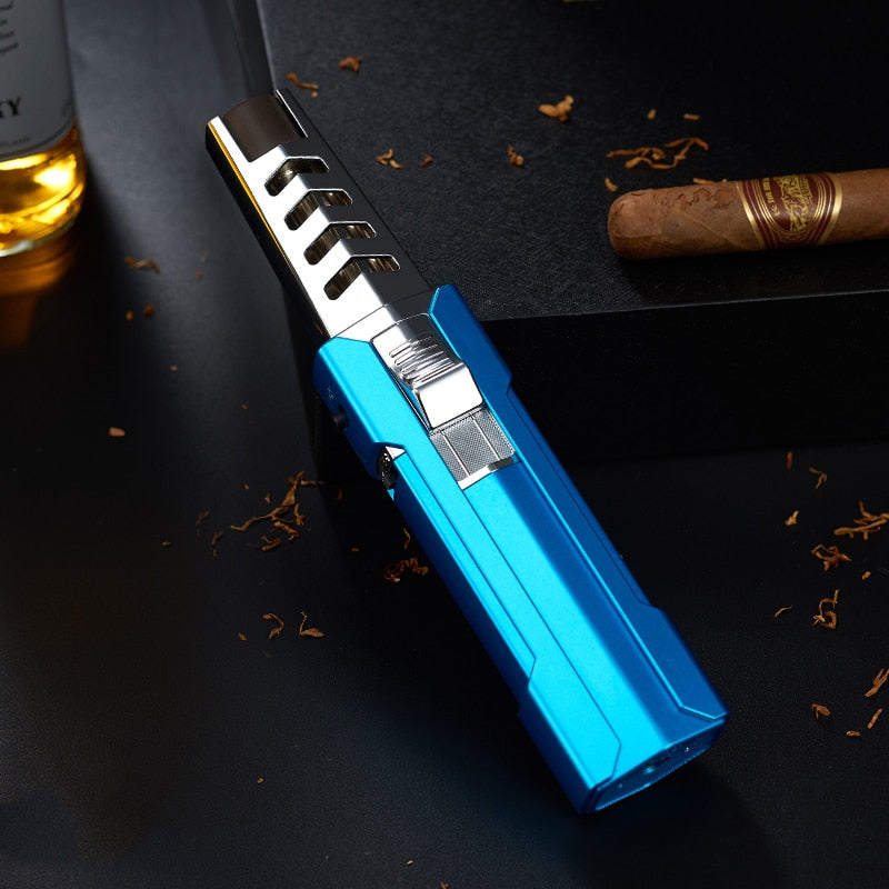 Turbo Metal Blue Flame Gas Lighter