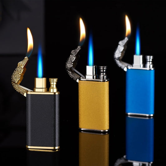 Dual Blue Flame Double Fire Dragon Lighter