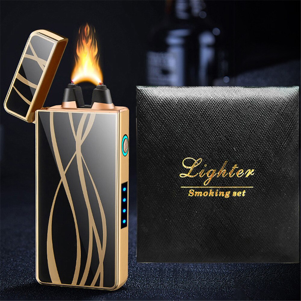 Powerful Windproof USB Lighter with Big Firepower