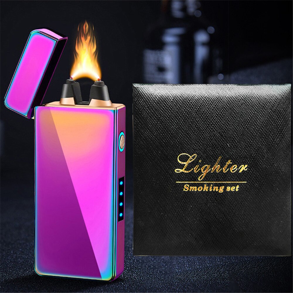 Powerful Windproof USB Lighter with Big Firepower