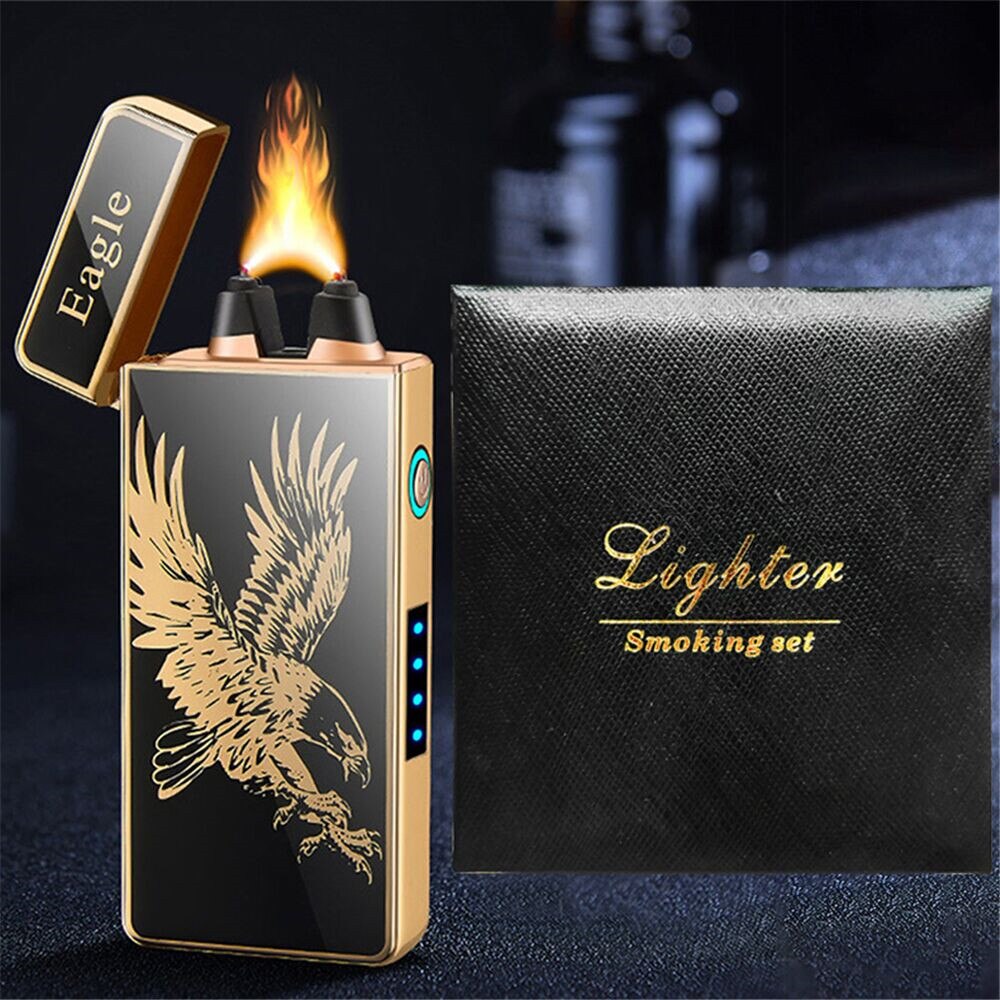 Powerful Windproof USB Lighter with Big Firepower