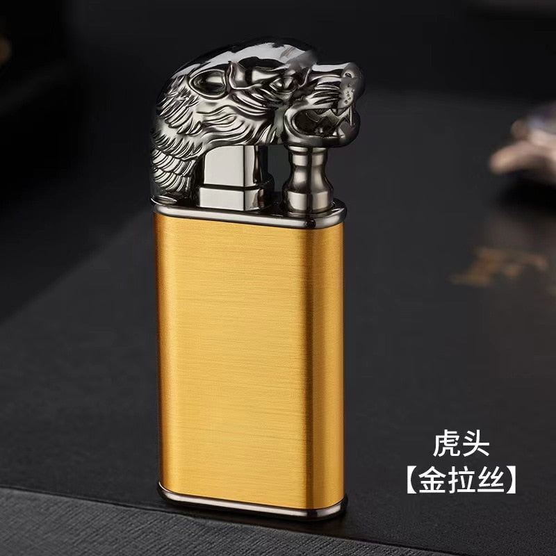 Dual Blue Flame Double Fire Dragon Lighter