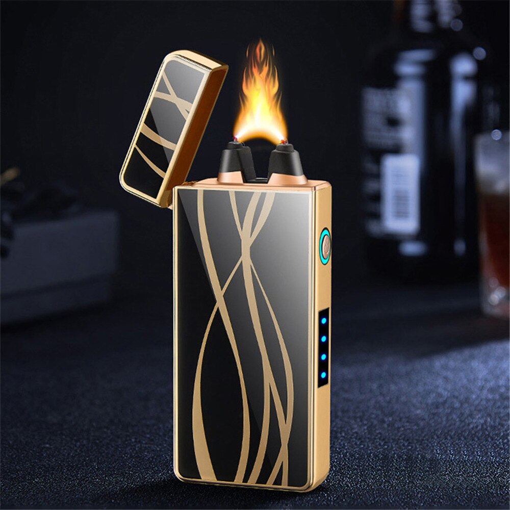 Powerful Windproof USB Lighter with Big Firepower