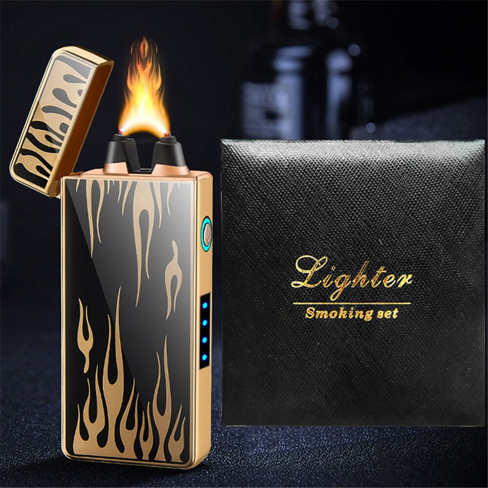 Powerful Windproof USB Lighter with Big Firepower