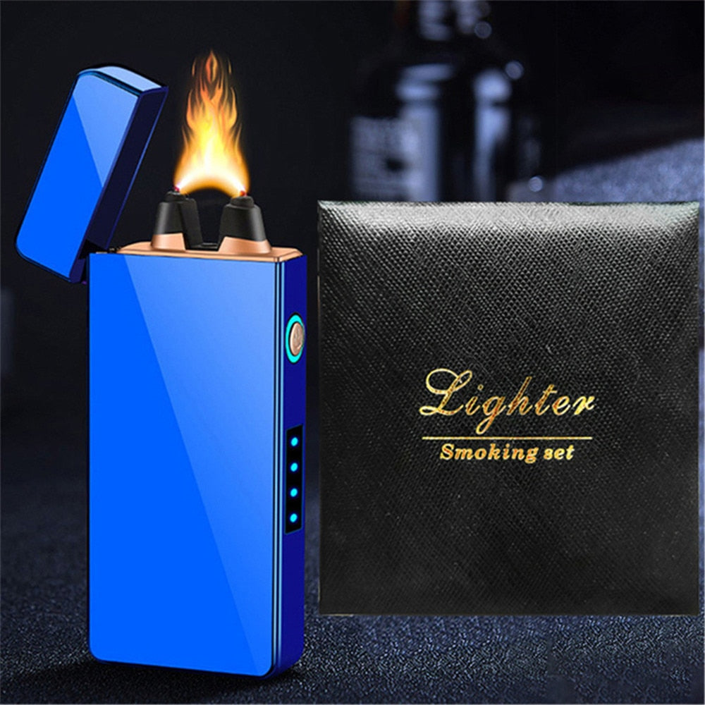 Powerful Windproof USB Lighter with Big Firepower