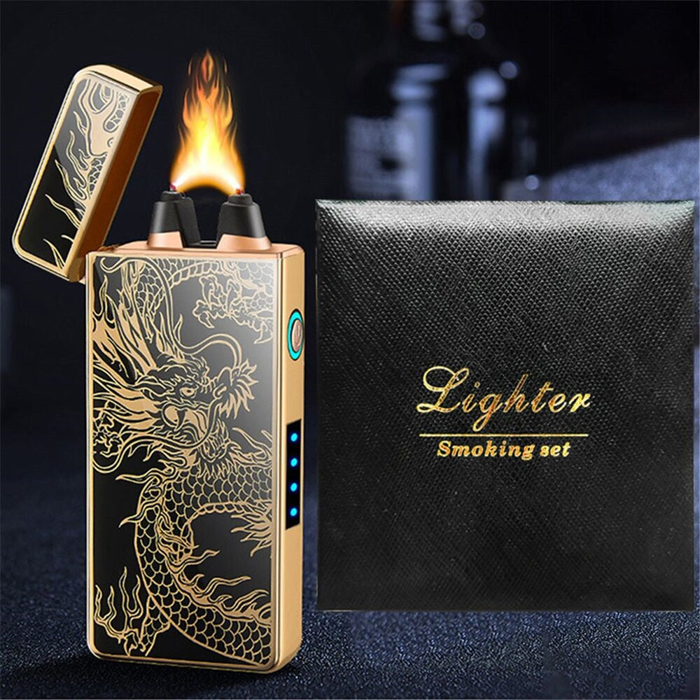 Powerful Windproof USB Lighter with Big Firepower